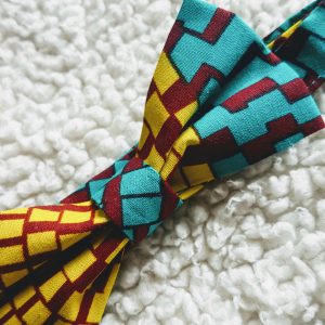 African Print Bow Tie